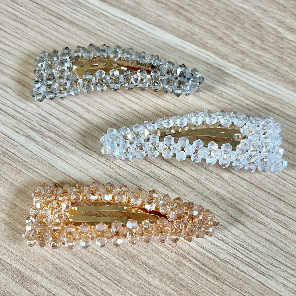 Sparkling Hair Clip Set of 3